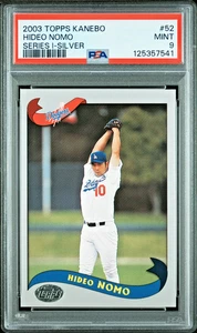 2002/2003 Topps Kanebo Japan Silver Parallel #52 Video Nomo SSP PSA 9 MINT POP 1 - Bild 1 von 2