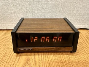 Reloj despertador digital vintage Heathkit GC-1005 con manual. *LEER* - Imagen 1 de 11
