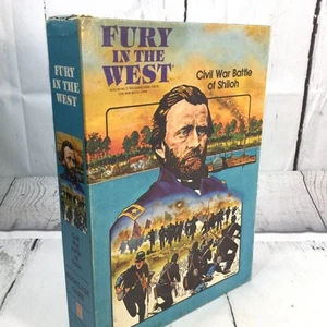 FURY IN THE WEST Civil War Battle of Shiloh Avalon Hill 1981 Bookcase UNPUNCHED - Picture 1 of 9