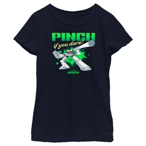 Girl's Dexter's Laboratory St. Patrick’s Day Pinch if You Dare T-Shirt - Picture 1 of 7