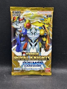 Digimon English Cards - Versus Royal Knights BT13 - BOOSTER PACK (12 Cards) New - Picture 1 of 2