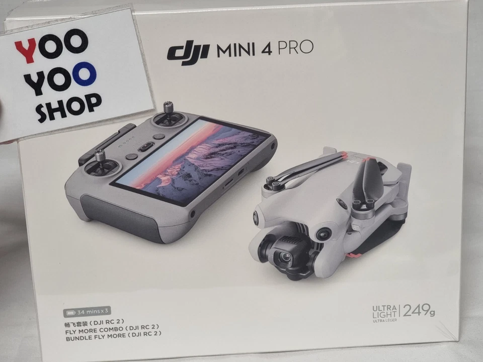 DJI Mini 4 Pro Fly More Combo Drone w/ RC 2 + 3 Batteries / No Tariffs in US - Image 1 of 4