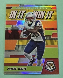 2021 Panini Mosaic JAMES WHITE Mosaic Prizm In It To Win It New England Patriots - Picture 1 of 2