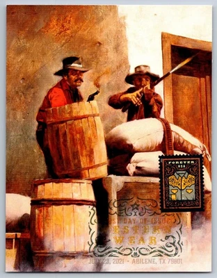 #5618 Western Wear Shirt FDC Maxi Card w/DCP Cancel - Image 1 of 2