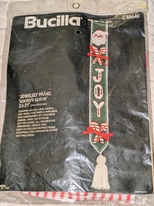 De Colección Bucilla Kit de Panel de Fieltro Punta de Aguja Especias de Papá Noel Panel de Navidad 3"x20" - Imagen 1 de 5