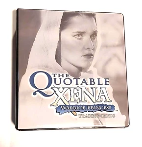 The Quotable Xena: Princesa Guerrera / Carpeta, Juego + Insertos / Rittenhouse / Como Nuevo - Imagen 1 de 11