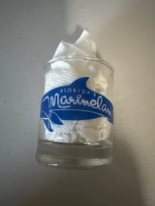 DE COLECCIÓN - Florida Marineland - logotipo de delfín - vaso de chupito 2 oz - nuevo - Imagen 1 de 4