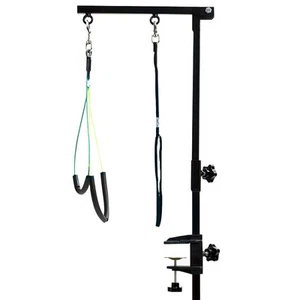Dog Grooming Arm with Clamp Dog Grooming Loop Noose and No Sit Haunch Holder ... - Picture 1 of 6