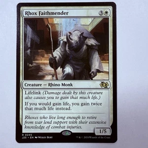 Magic The Gathering Mtg Rhox Faithmender Rare Foundations Jumpstart Near Mint - Bild 1 von 1