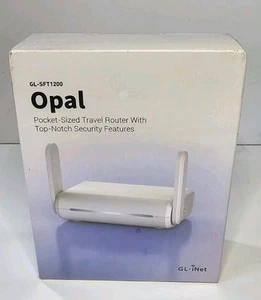 GL.iNet Opal GL-SFT1200 router da viaggio sicuro AC1200 dual band bianco nuovo - Foto 1 di 3