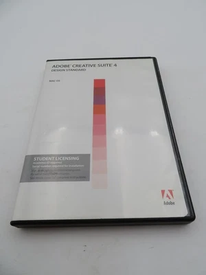 Adobe Creative Suite 4 Design Standard Mac Student Version w/ Discs & Manual - Image 1 of 4