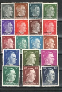 III REICH Germany Occupation OSTLAND set MLH OG - Picture 1 of 1
