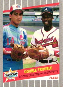 1989 Fleer - Super Star Specials Andres Galarraga, Gerald Perry #638 - Picture 1 of 2