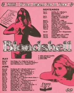 Póster Blondshell If You Asked For A Tour 2025 Póster, regalo para fans - Imagen 1 de 8