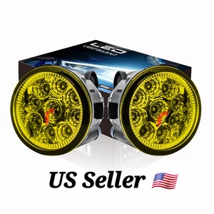New Pair of Bumper Yellow LED Fog Light Driving Lamps For FX45 2006-2008 - Picture 1 of 11