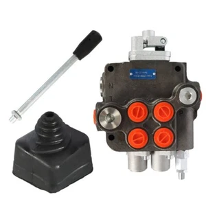 2 carretes 21 GPM válvula de control direccional hidráulico para cargador de tractor con joystick - Imagen 1 de 7