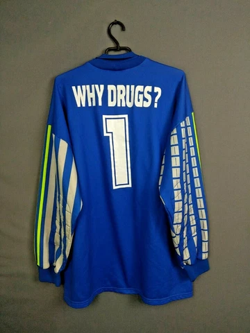 Why Drugs Grasshoppers Jersey Match Worn 1994 1995 Goalkeeper Size XL Shirt ig93 Cover