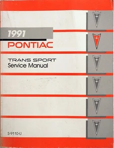 1991 Pontiac Trans Sport Factory Service Manual Original Shop Repair Book - Picture 1 of 4