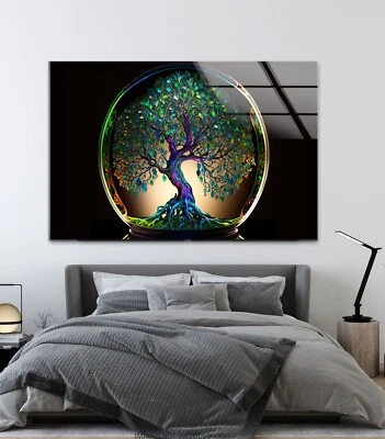Tree Of Life Glass Wall Art - Image 1 of 4
