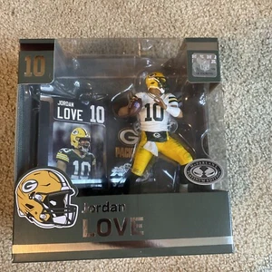 Jordan Love Green Bay Packers 2024 Mcfarlane NFL Figure Chase White Jersey - Picture 1 of 11