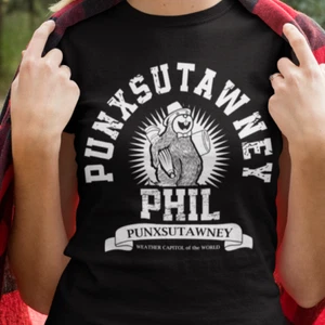 Punxsutawney Phil - Ground Hog Day T Shirt - Picture 1 of 22