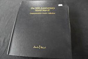WWII 50th Anniversary Commemorative Covers inc MNH Stamps in Album, 99p Start