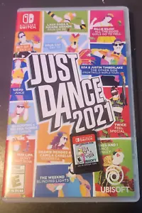 JUST DANCE 2021 NINTENDO SWITCH GAME & CASE - Picture 1 of 1