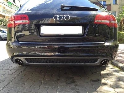 Audi A6 C6 4F Avant Limousine Facelift Diffusor Heckdiffusor mit Gitter 2008-11 - Bild 1 von 3