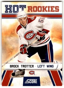 2010-11 Score Brock Trotter Rookie #541 Montreal Canadiens
