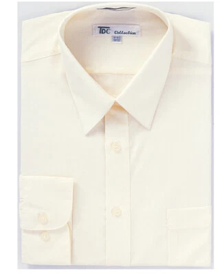 Men s Slim fit drees shirt solid color 65% Polester 35% cotton SG03  - Image 1 of 4