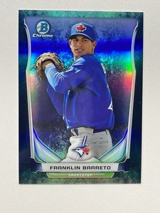 2014 Bowman Chrome #BCP4 Franklin Barreto /99 Toronto Blue Jays Baseball Card