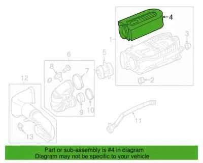 Filtro de aire del motor OEM 651094010499 original Mercedes Benz ML 250 2015 Foto 1 de 3