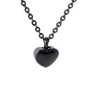 Heart Necklace Minimalist Commemorative with Sealing Rubber