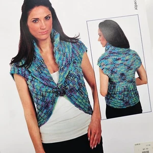 Plymoth Yarn Design Studio Outback Mohair Shawl Cocoon Written Knitting Pattern - Picture 1 of 2