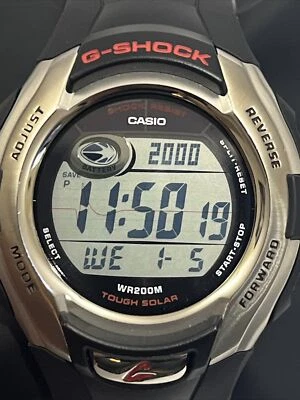 Casio G-Shock 2534 G-7300 Military Army Black Worldtime Solar With New Battery! - Image 1 of 4