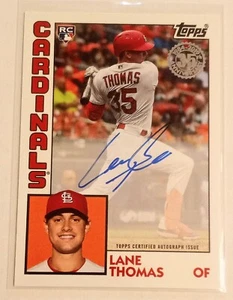 2019 Topps Lane Thomas Auto Rookie Lot (C2) - Picture 1 of 2