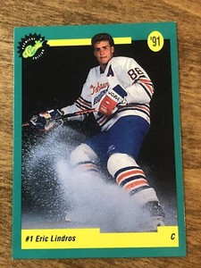 1991 Classic Draft Picks French Eric Lindros #1C HOF