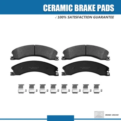 4PCS Front or Rear Ceramic Brake Pads for Chevrolet Express 3500 4500 GMC Savana - Image 1 of 4