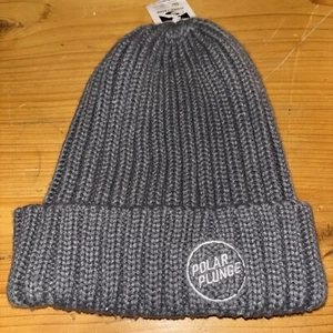 Polar Plunge, On A Storm Creek Knit Winter Hat, NWT, Grey Unisex, - Picture 1 of 6