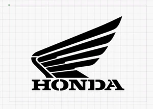 Honda Wing Stencil Art, Foglio Mylar Aerografo, Garage, Moto - Foto 1 di 1