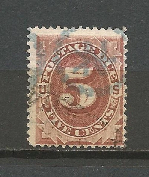 US Postage due 1879 revenue Sc J4 fancy cancel China? - Image 1 of 1