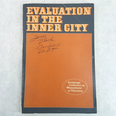 Evaluation in the Inner City: Report - 1970 Softcover by Thomas J. Fitzgibbon - Image 1 of 4