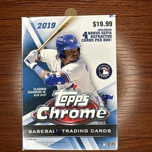 2019 TOPPS CHROME BASEBALL Sealed BLASTER Box OHTANI GUERRERO TATIS ALONSO BETTS - Picture 1 of 6