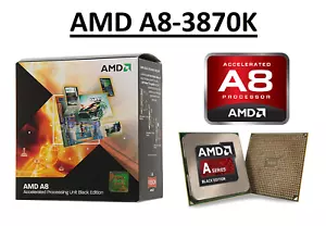 AMD A8-3870K Quad Core Processor 3.0GHz, 4 MB Cache, Socket FM1, 100Watt CPU - Picture 1 of 5