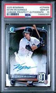 2025 Bowman Chrome CPAM Kevin McGonigle Auto PSA 10 - Bild 1 von 2