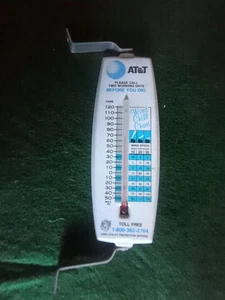 Vintage AT&T Advertising Thermometer - Picture 1 of 4
