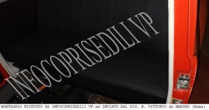 COPRISEDILI COMPLETI MAGGIOLINO MEXICO (D11) NERO 10L NEW bordino GRIGIO MEDIO - Picture 1 of 14