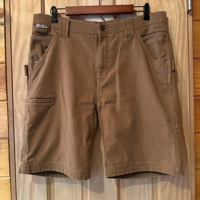 Wolverine Men Steelhead Short 9” Inseam Apparel 36 Waist coyote, brown color - Image 1 of 4