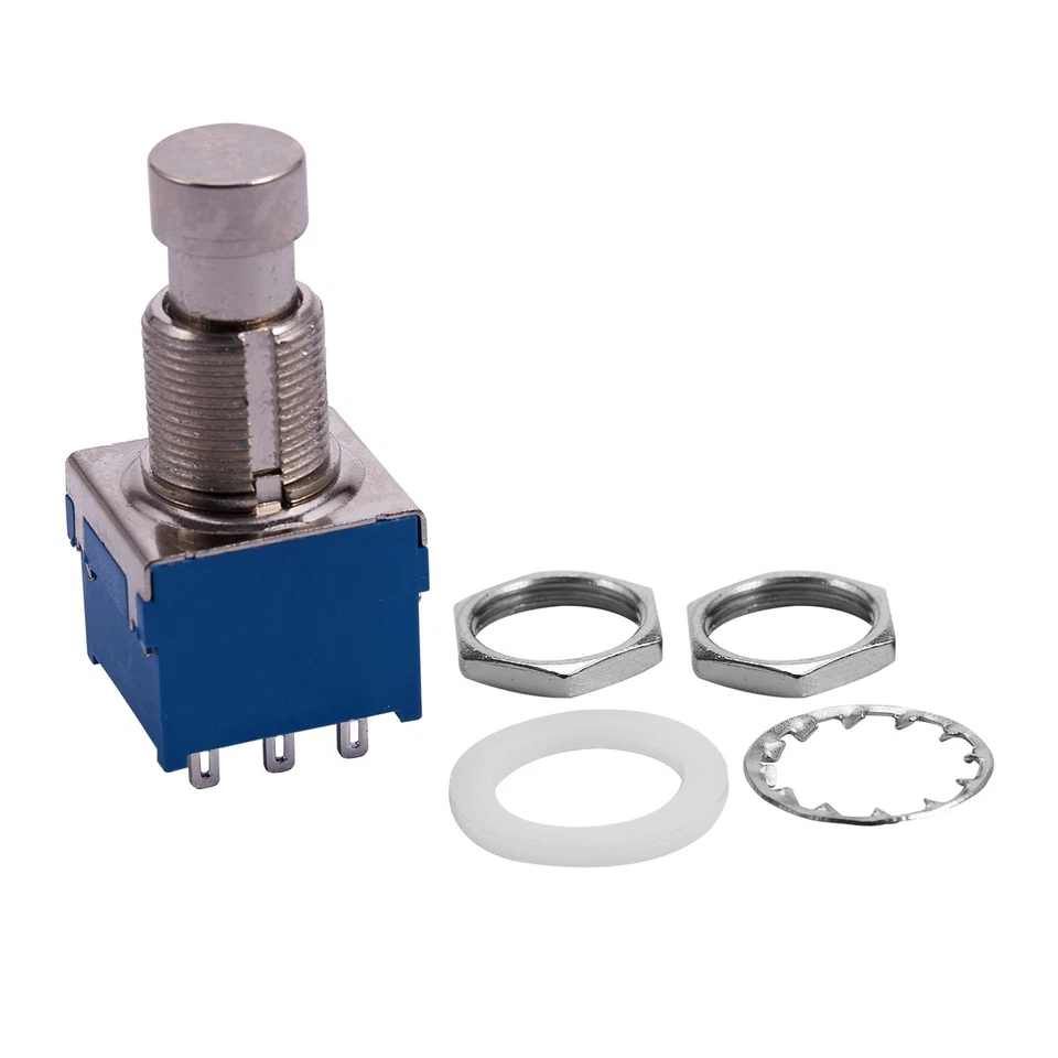 Guitar Effetti 3Pdt Interruttore A Pedale A Scatto A 9 Piedini Interruttore1265 - Imagen 1 de 1