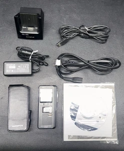 Olympus DS-5000, schwarz, tragbar, digitales Diktiergerät, mit Zubehör - Bild 1 von 10